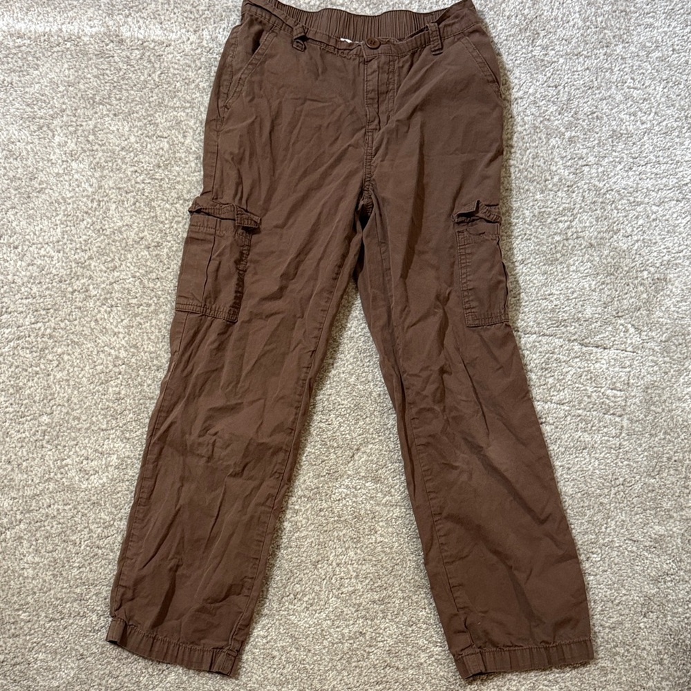 Full Tilt Girls Dark Brown Cargo Pants